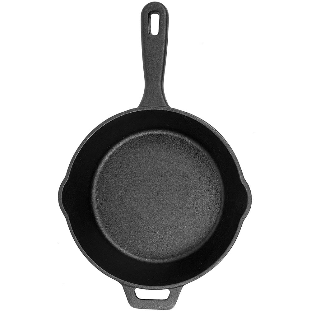 Pit Boss 14" Inch Cast Iron Deep Skillet with Lid Pre Seasoned Non Stick 68006