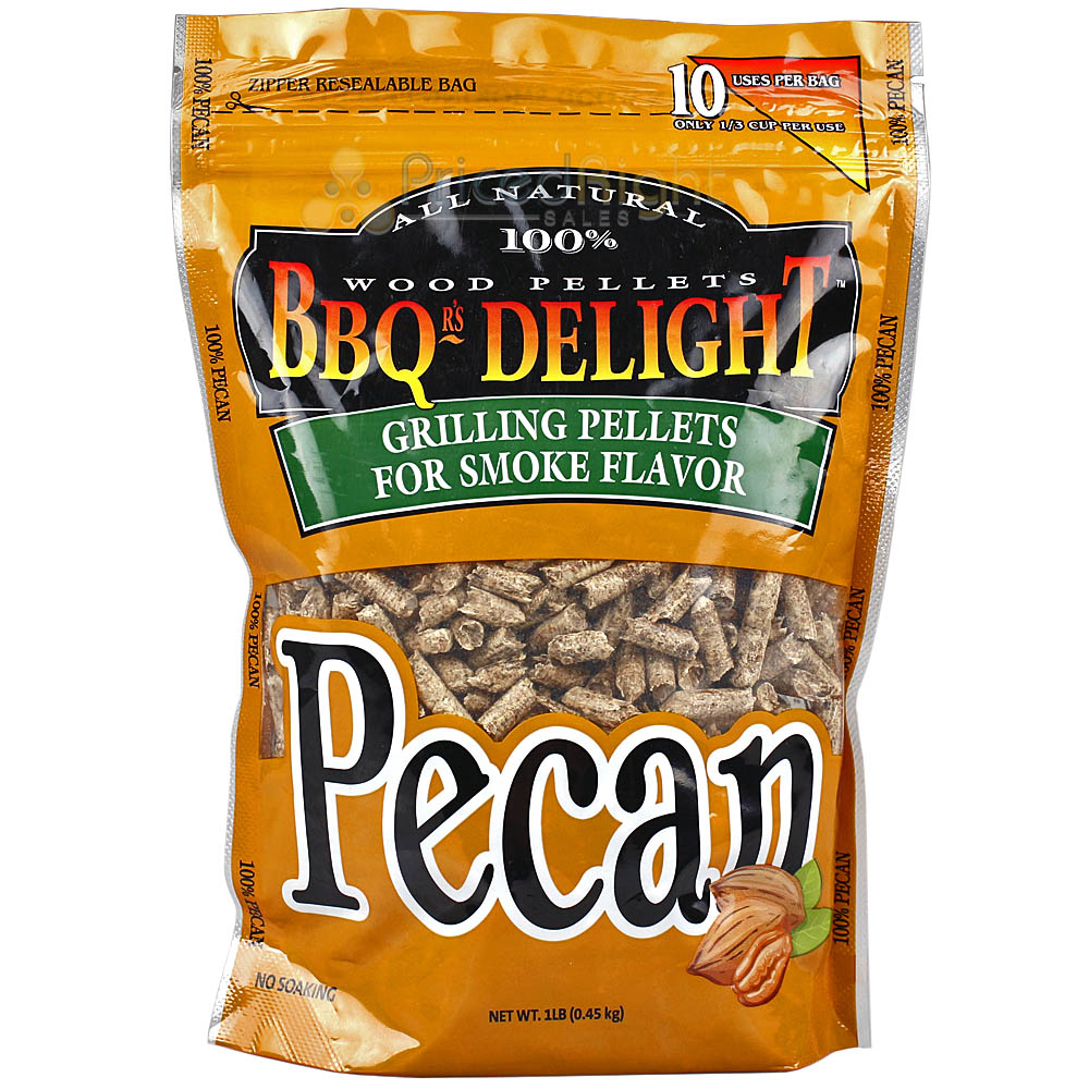 BBQr's Delight 3 Pack Pecan Black Walnut Mesquite Wood Pellets 3 x 1lb Bags