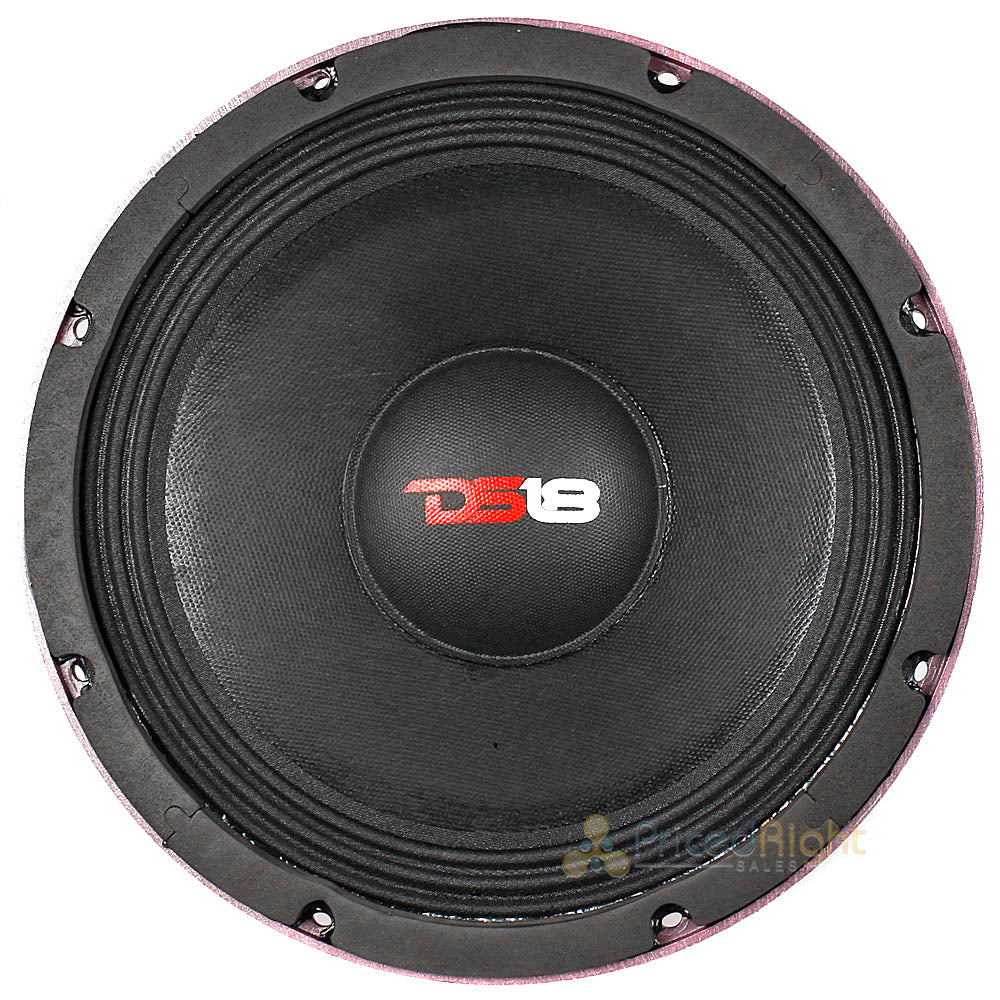 DS18 10" Mid Bass Speaker 1500 Watts RMS 8 Ohm Pro-1.5KP10.8 Pancadao Midbass