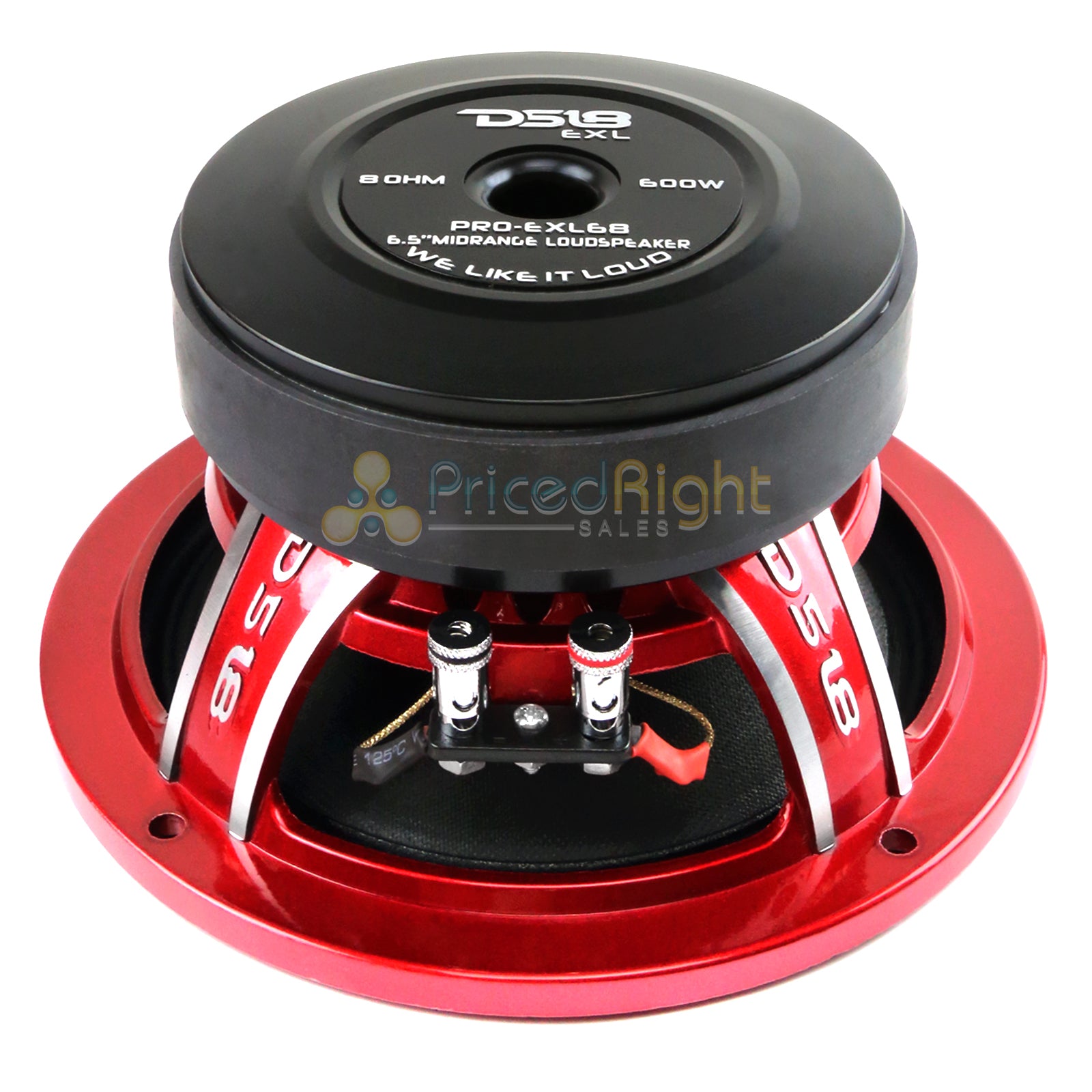 DS18 6.5" Midrange Loudspeaker 600 Watts Max Power 8 Ohm Competition PRO-EXL68