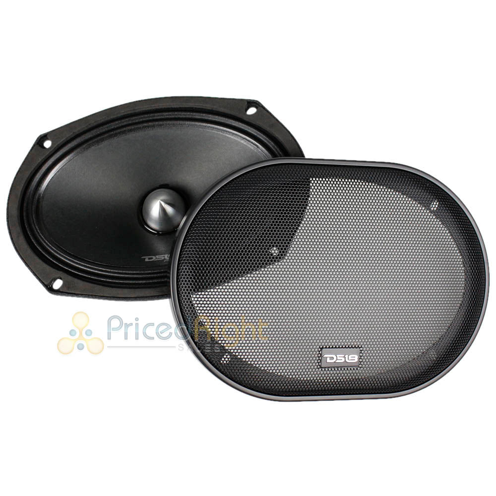 DS18 6x9" Full Range Bullet Speaker With Grill 500W 4 Ohm Neodymium PRO-FR69NEO