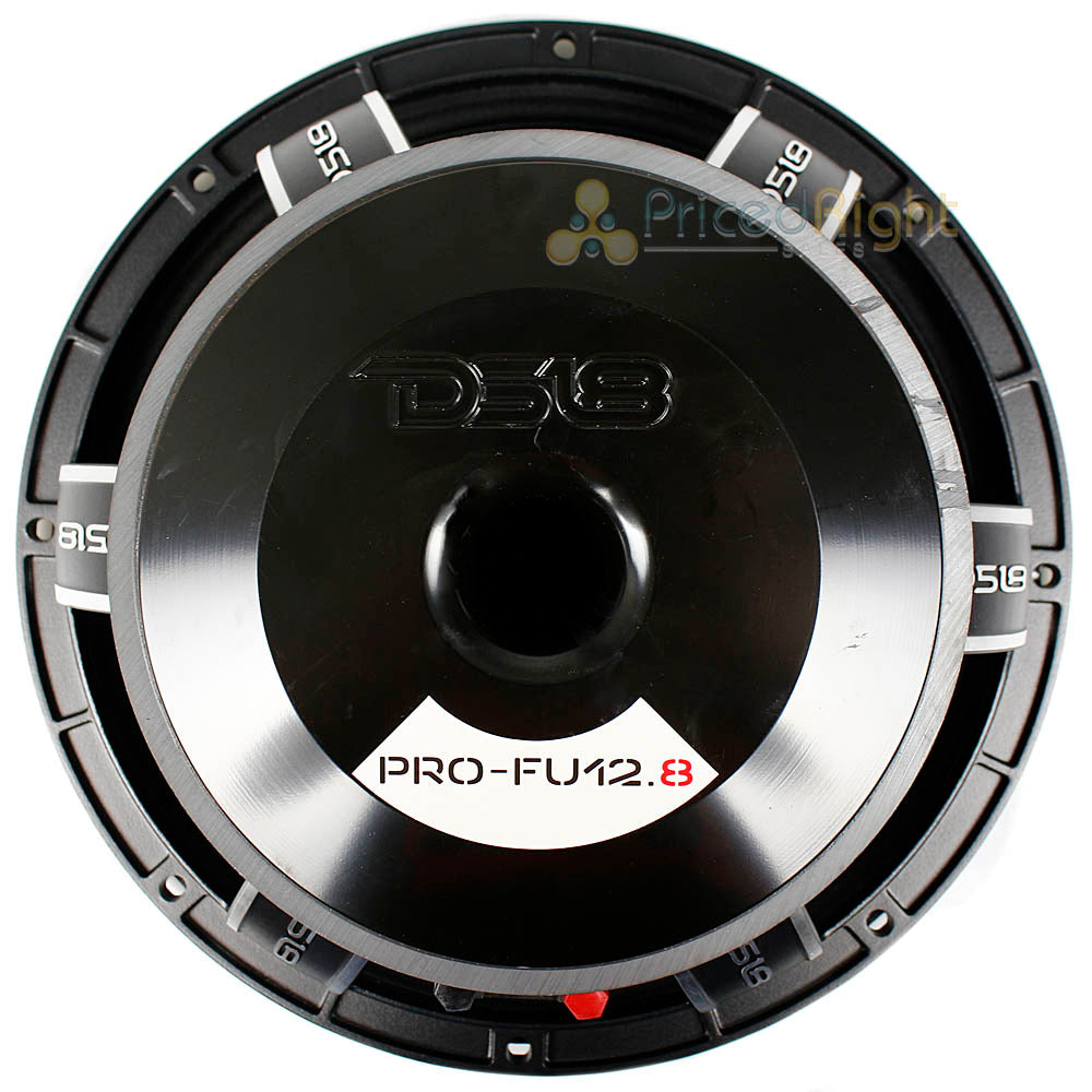 DS18 12" Mid Range Speaker 1200 Watts Max 8 Ohm Car Audio PRO-FU12.8 Single