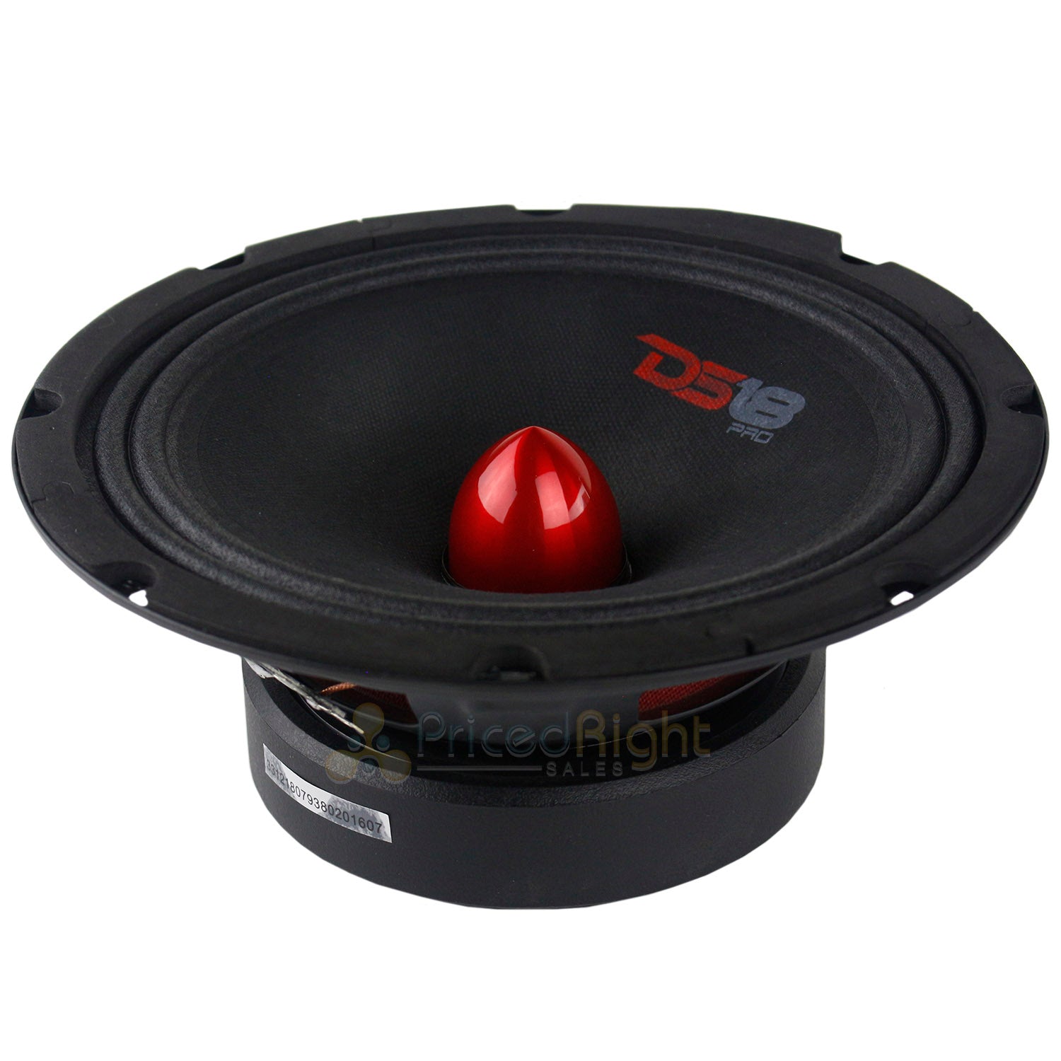 DS18 8 " Inch Midrange Loudspeaker 580 Watt Max Red Bullet 4 Ohm PRO-GM8.4B