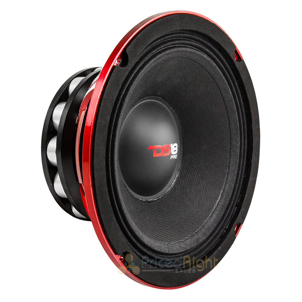 DS18 2 Pack 8 " Inch Midrange Speakers 800 Watts Max Power PRO-NEO8R 4 Ohms