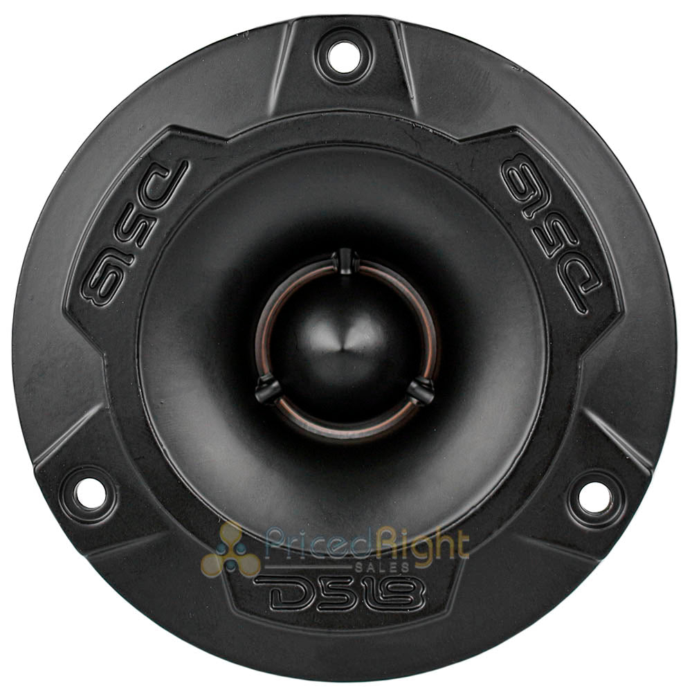 4 DS18 Black Aluminum Super Bullet Tweeters 240W 4 Ohm Car Audio PRO-TWX1