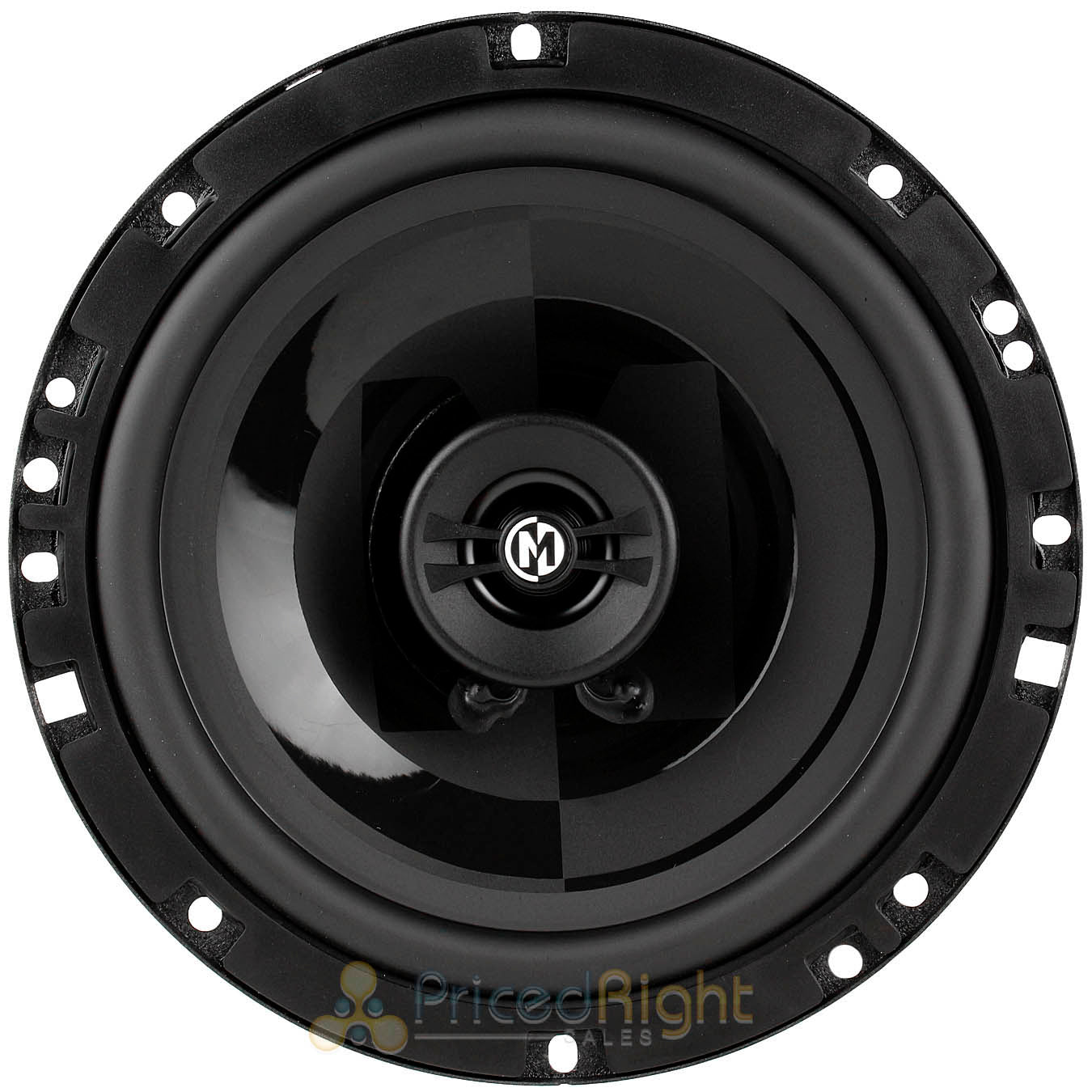 4 Memphis Audio 6.5" Oversized Coaxial Speakers 100W Max Power Reference 2 Pair