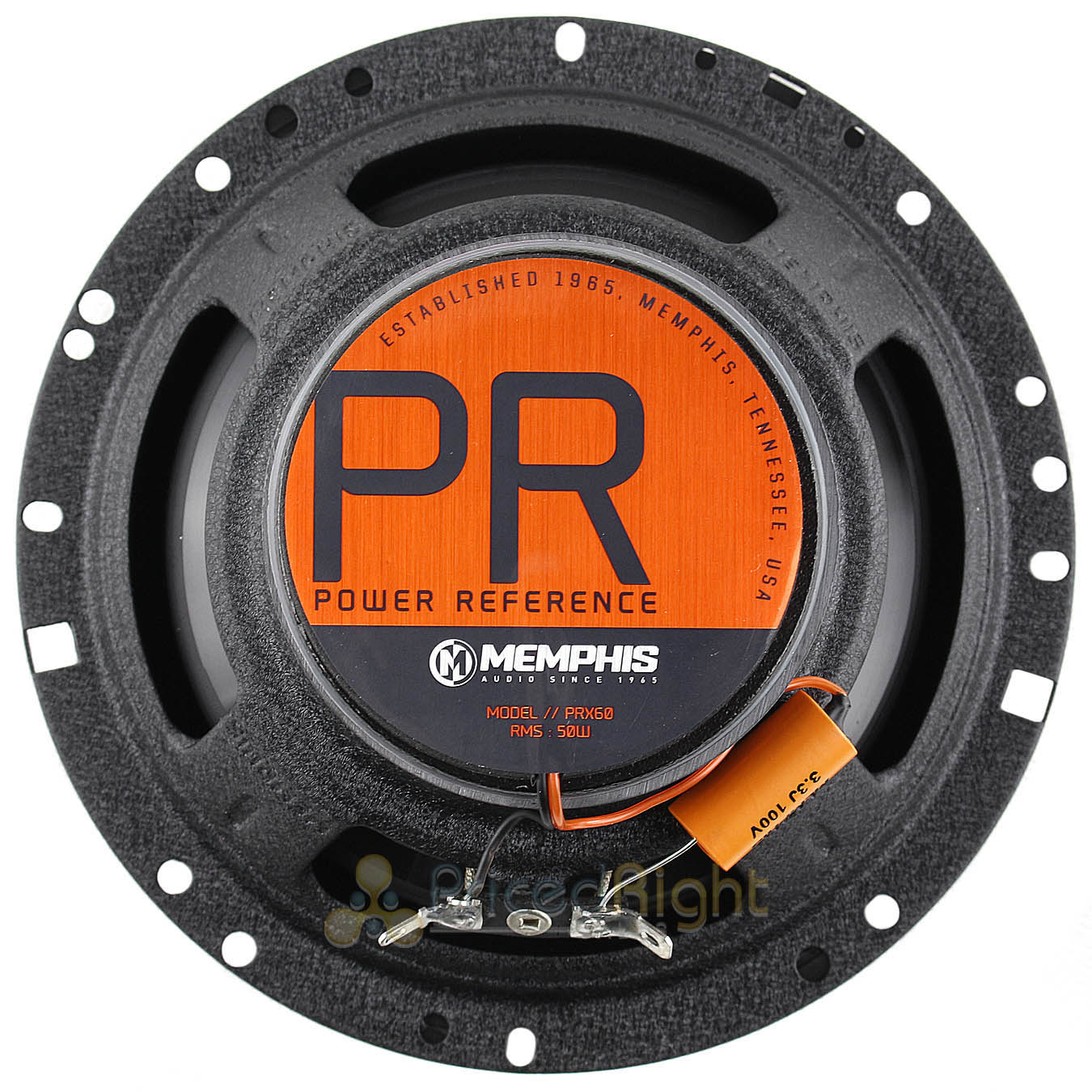 Memphis Audio 6.5" Oversized Coaxial Speaker 100W Max Power Reference PRX60