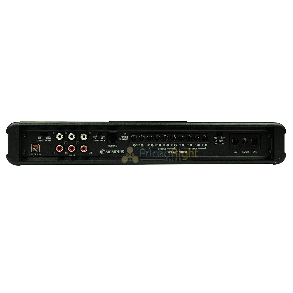 Memphis Audio Class D 5 Channel Amplifier 800W RMS Power Reference PRX800.5V