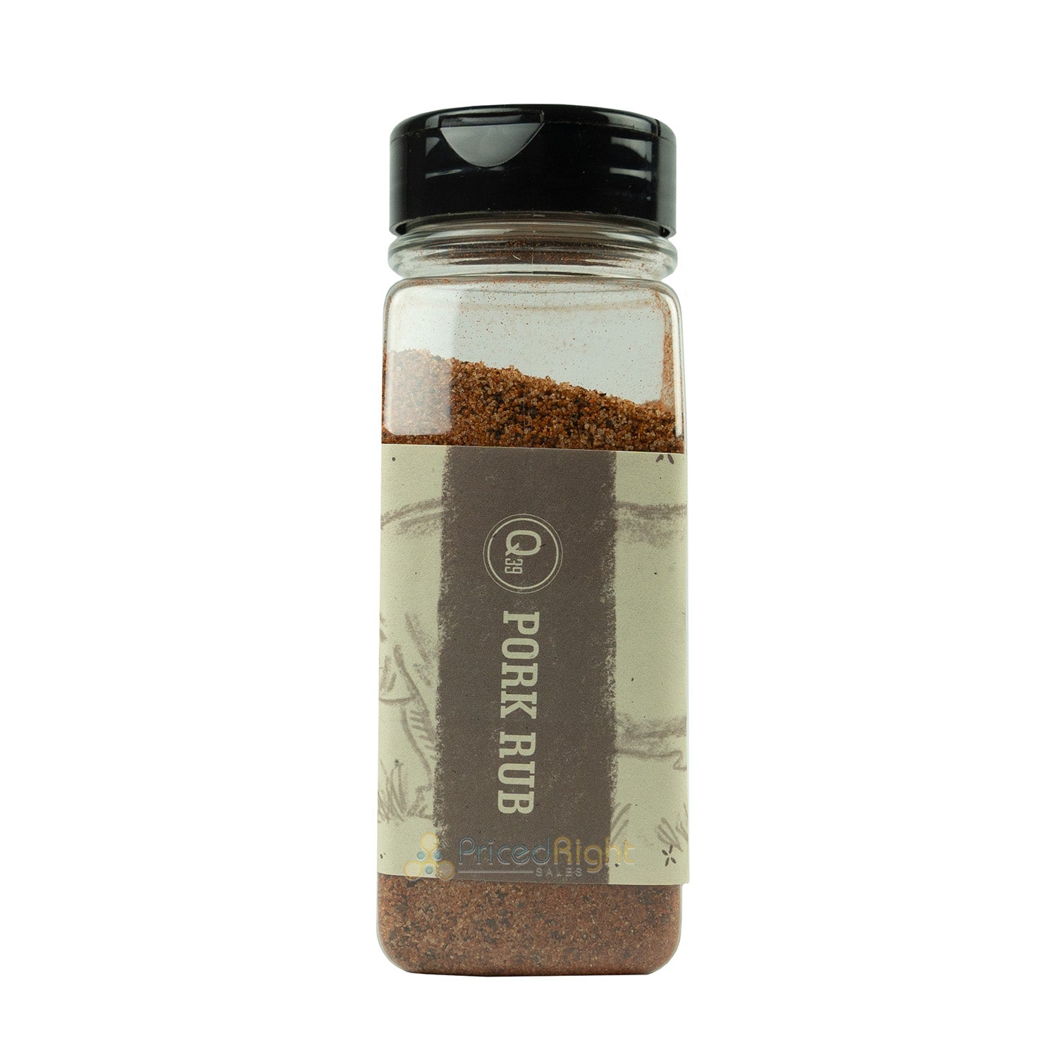 Q39 Pork Rub With A Bit More Spice & Less Sugar Gluten Free & No MSG 11oz