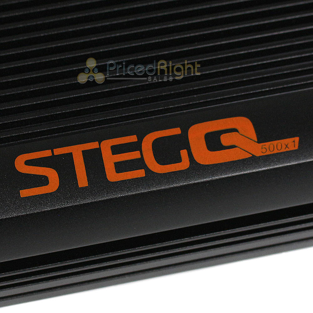 STEG 1 Channel Monoblock Amplifier 500 Watts x 1 Ohm Competition Series QM500.1