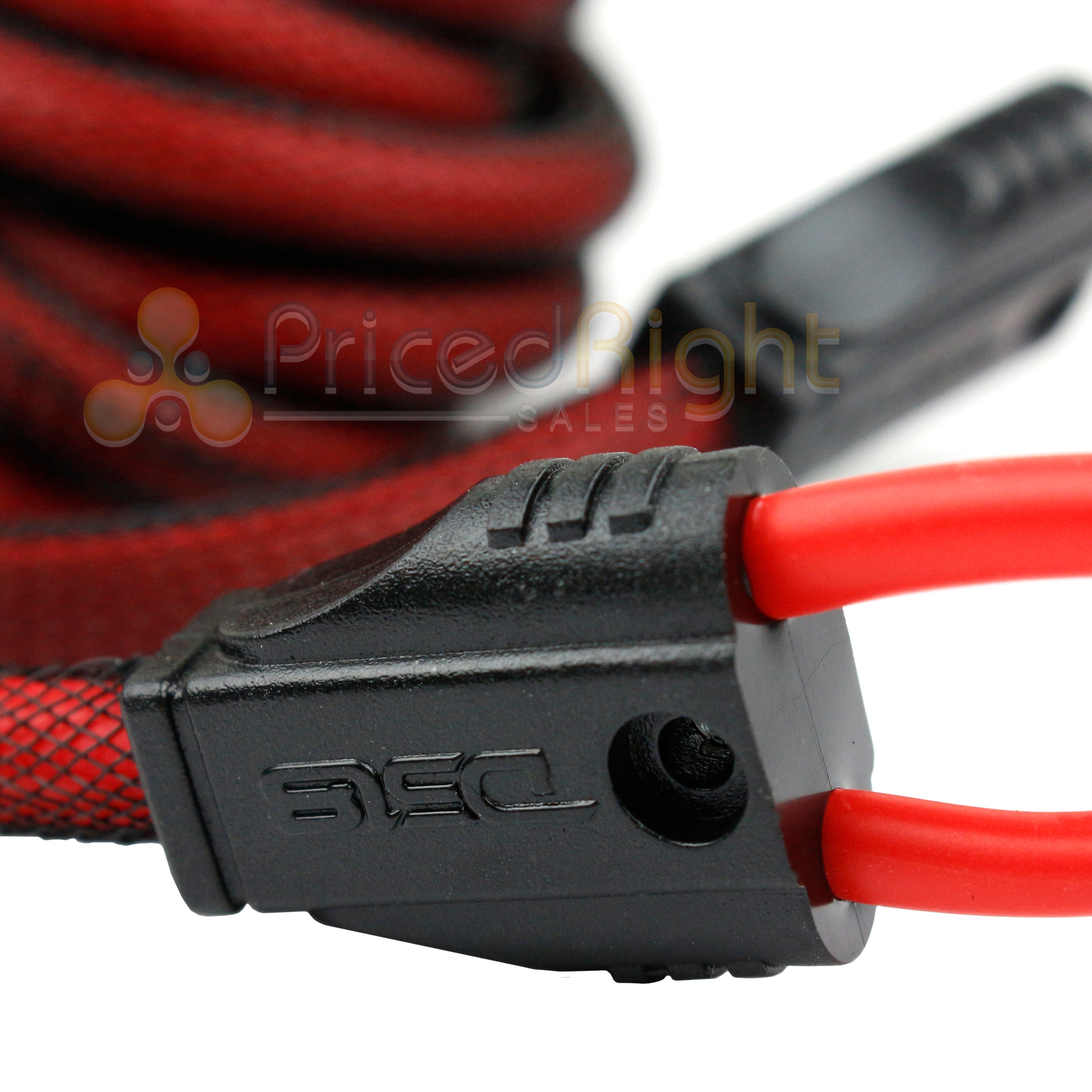 12' Foot RCA Cable OFC Interconnect DS18 R12 Competition Rated Performance Red