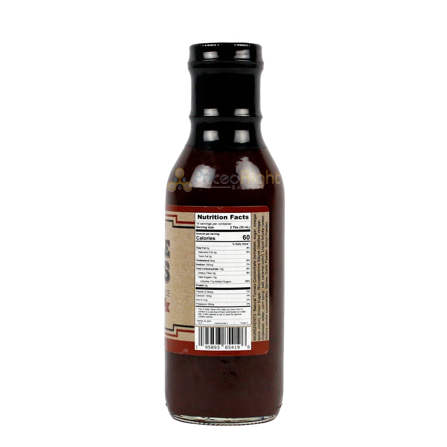 Uncle Jays BBQ Sauce Sweet and Smoky Local Nebraska Sauce 12 Oz Bottle