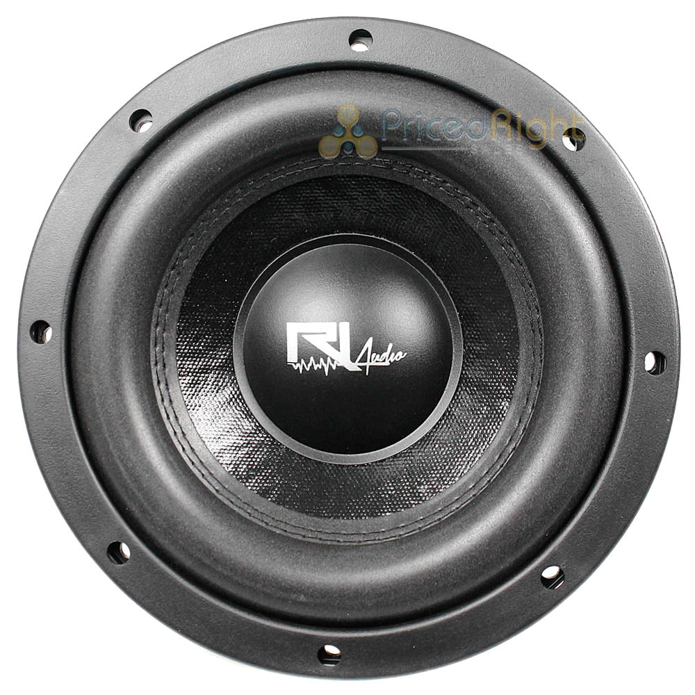 8" RI Audio Subwoofer 1000W Peak Power Dual 4 Ohm Energy Series Single Car Audio