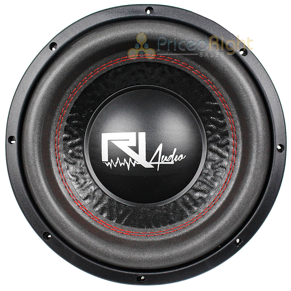 RI Audio 10" Subwoofer Dual 4 Ohm Energy Series 800 Watts RMS Single Car Audio