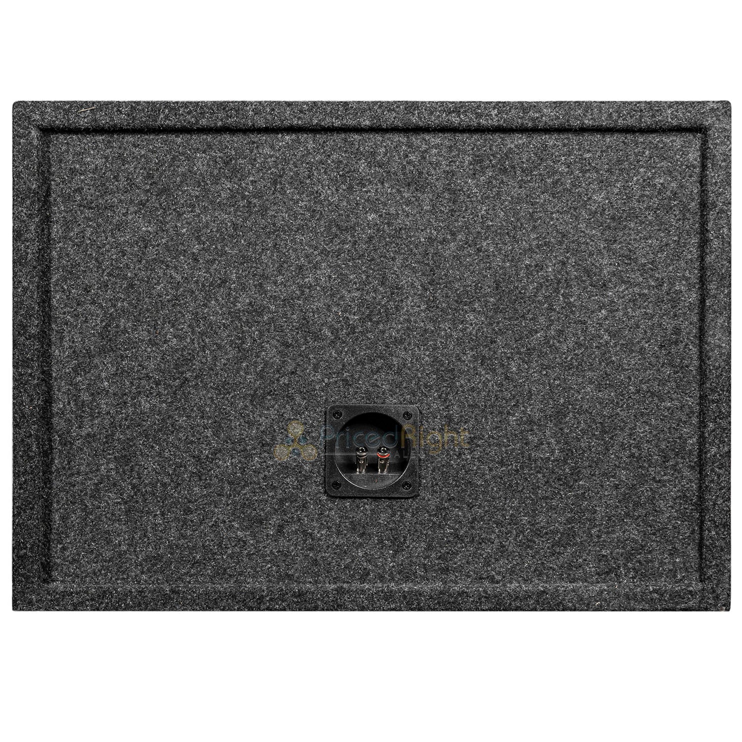 Dual 15" Ported Subwoofer Box Enclosure 3/4" MDF Vented Sub Box RI Audio Carpet