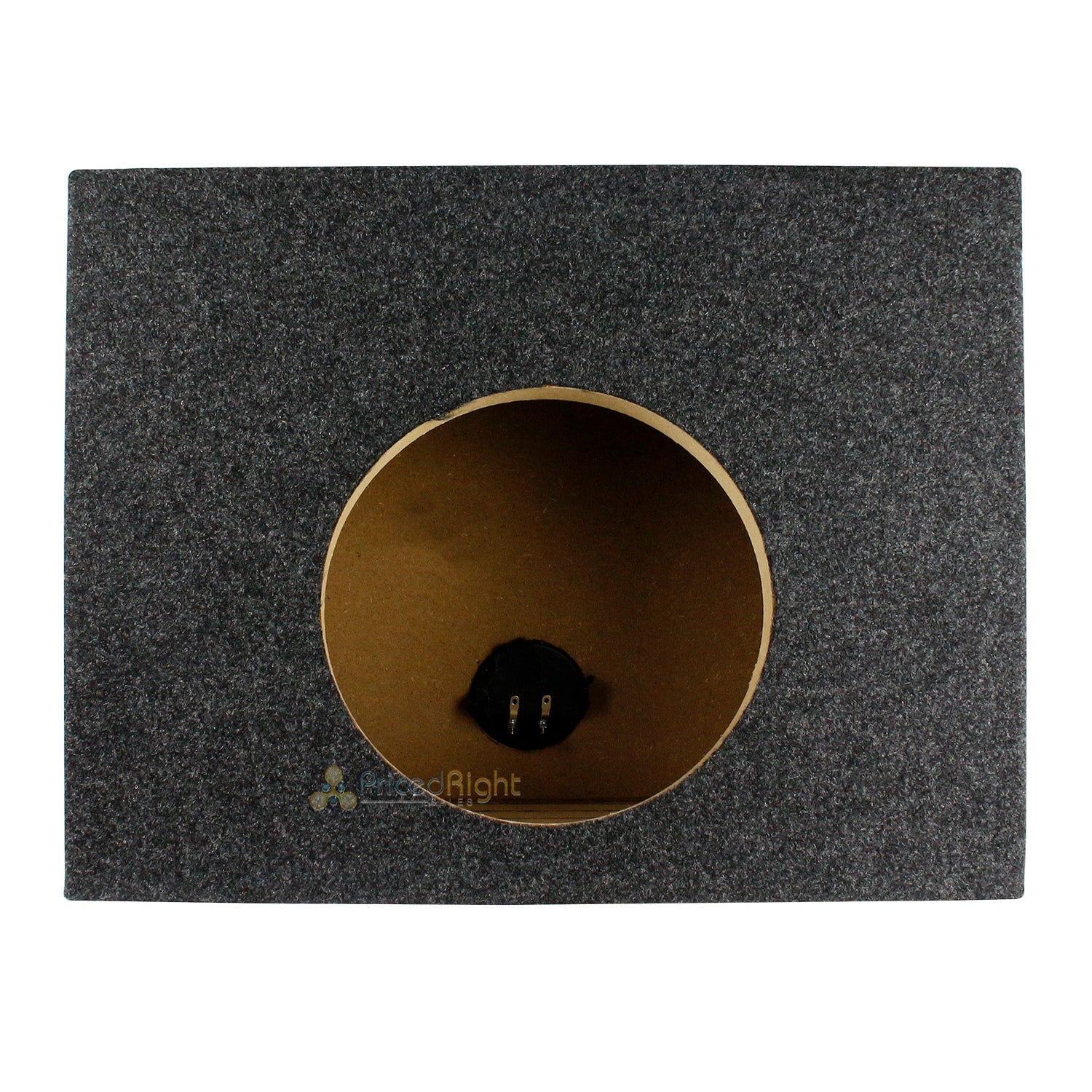 Ported Vented 10" Subwoofer Truck Box Enclosure Single Sub RI Audio 1" MDF Face