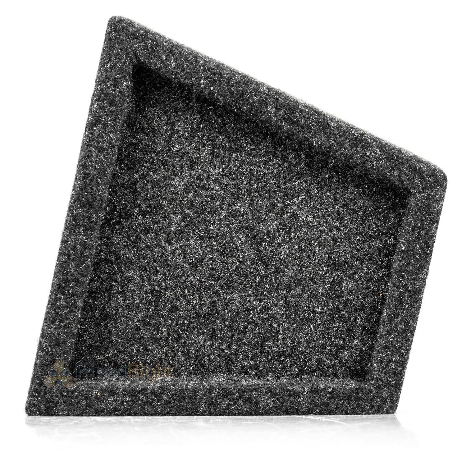 Set of Two 6x9" Wedge Speaker Boxes Enclosures 1/2" MDF Charcoal Carpet RI Audio