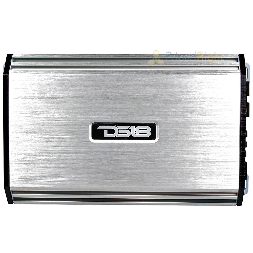 DS18 1 Channel Monoblock Amplifier 3500 Watts Class D Select Silver S3500.1D