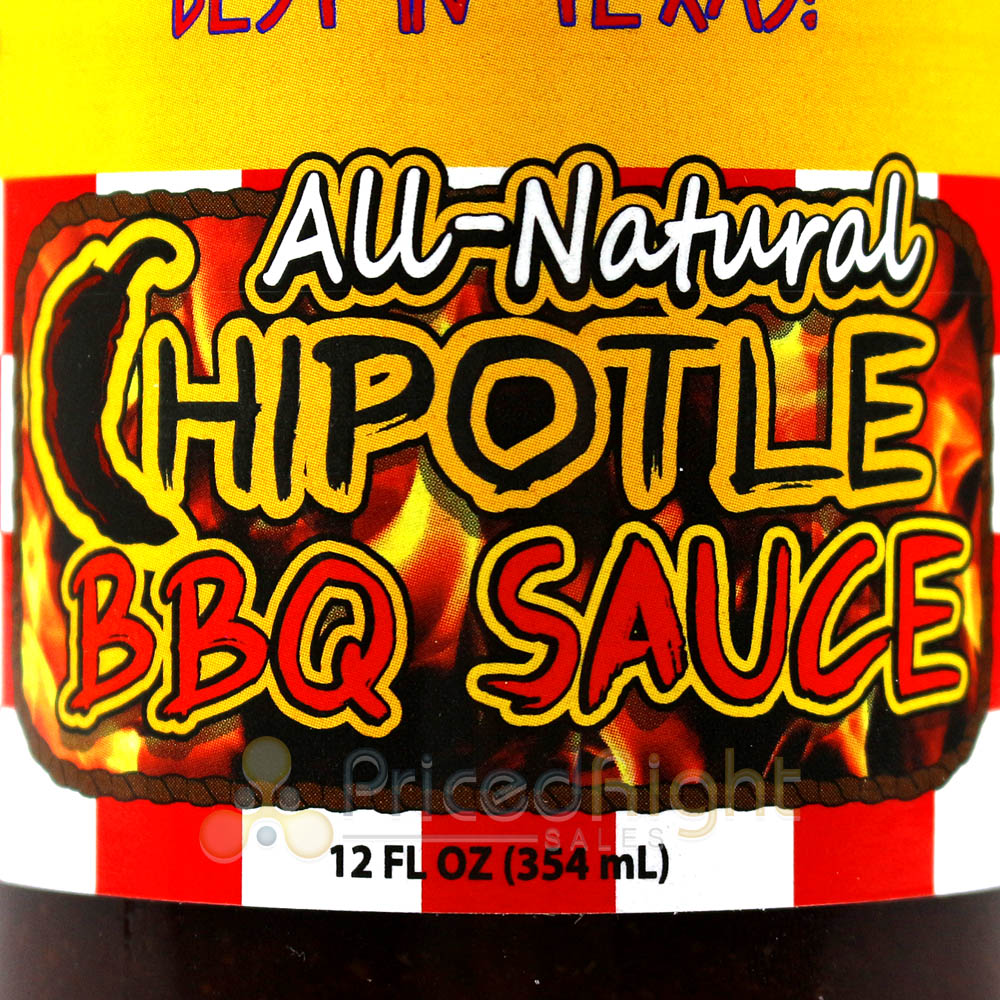 Sucklebusters All Natural Chipotle Barbecue Sauce 12 Oz. Smokey Hot Flavor Blend