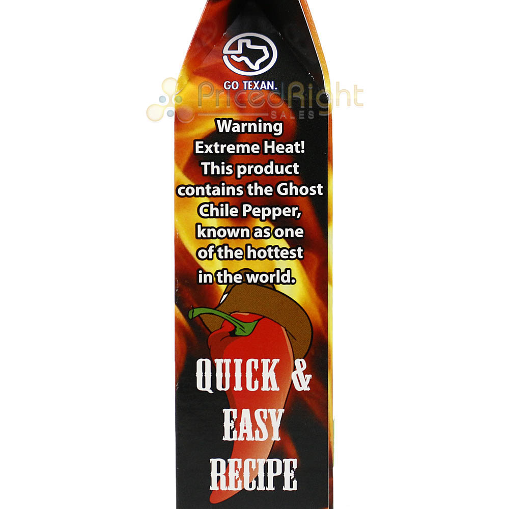 Sucklebusters Ghost Pepper Chili Kit 2 Oz Hottest in Texas Seasoning SBCS/022