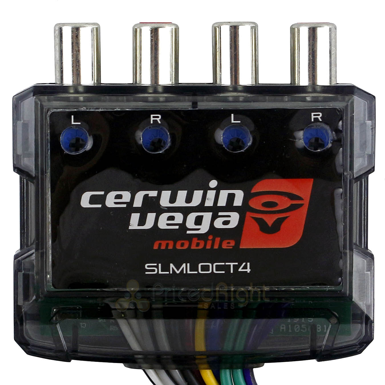 Cerwin Vega 4 Channel Line Output Converter RCA Inputs Mini Trigger 80W SYNCLINK