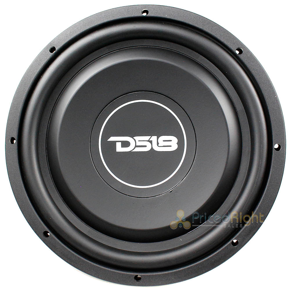 DS18 SRW Shallow 12" Subwoofer 440 Watts Max Power Dual 4 Ohm Car Audio SRW12.4D