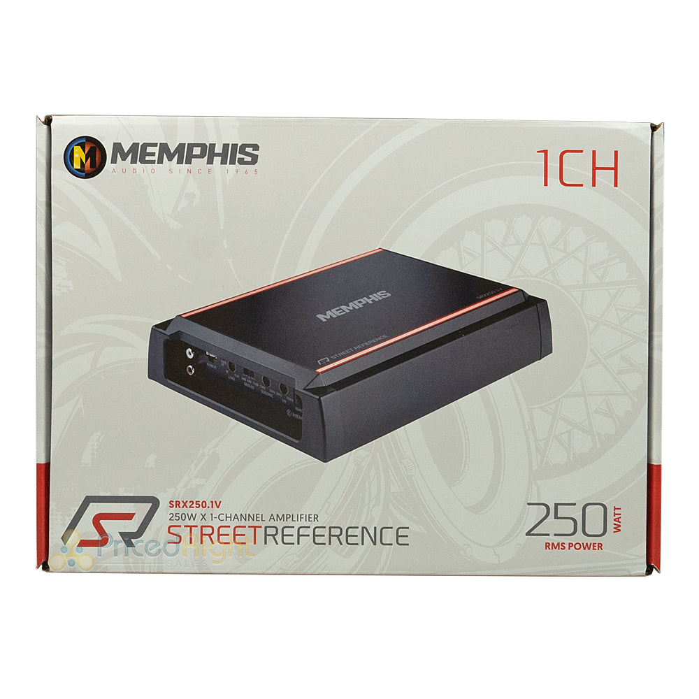 Memphis Audio Monoblock Street Amplifier Class AB 250W RMS At 2 Ohms SRX250.1V