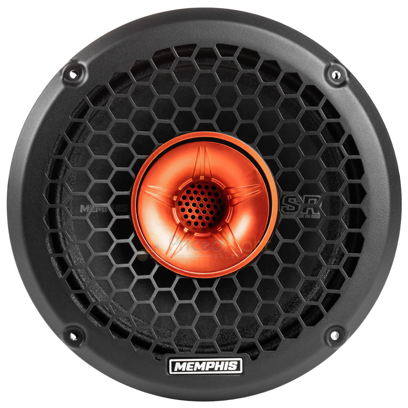 Memphis Audio 8" Pro Coaxial Speaker 350W Max 4 Ohm Street Reference SRXP82WT