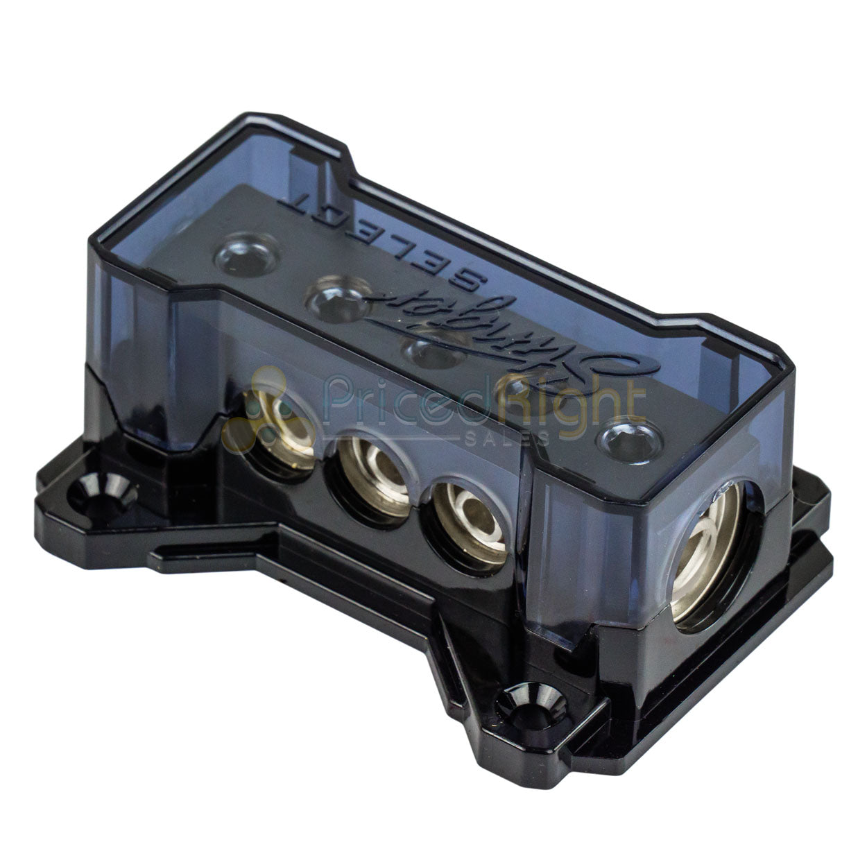 Stinger SSDB2034 Distribution Block (2) 1/0 GA Inputs to (3) 4 GA Outputs Brass