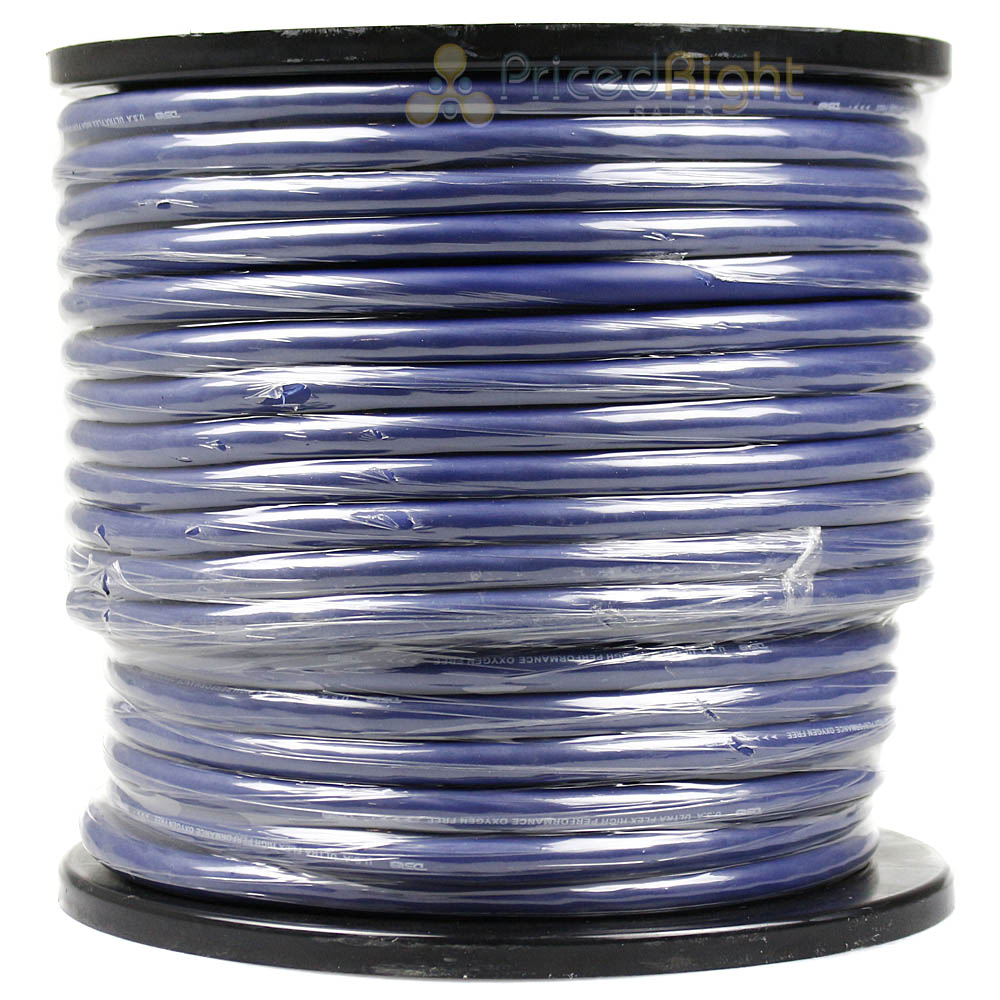 DS18 250 Ft 9 Conductor Speed Wire 18 Gauge CCA Color Coded Blue Flexible Casing