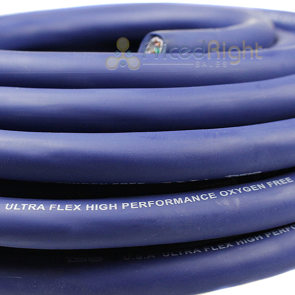 25 Ft 9 Conductor Speed Wire 18 Gauge CCA Color Coded Blue Flexible Casing DS18