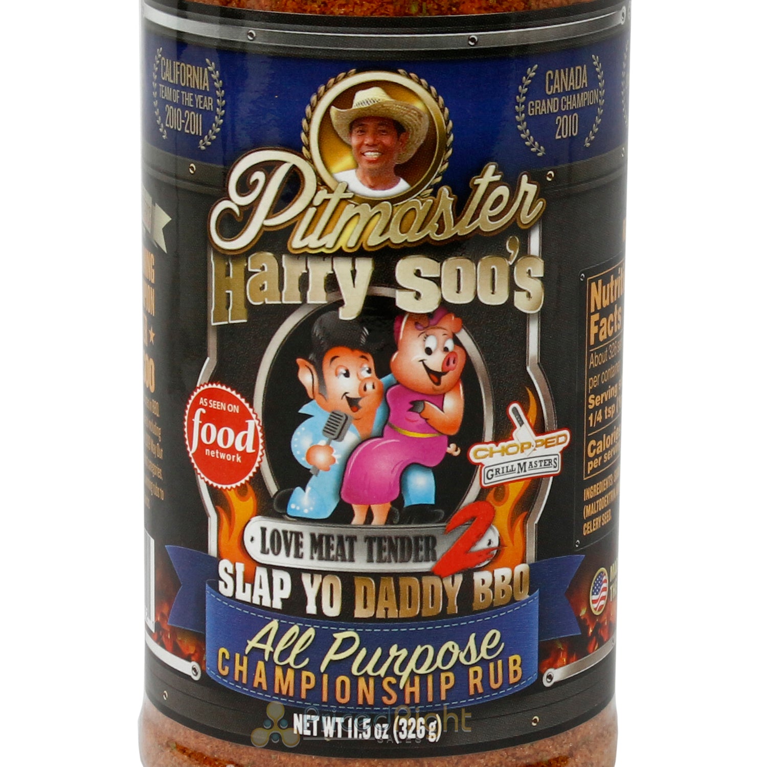 Slap Yo Daddy All Purpose Championship BBQ Rub Love Meat Tender 2 No MSG 12oz