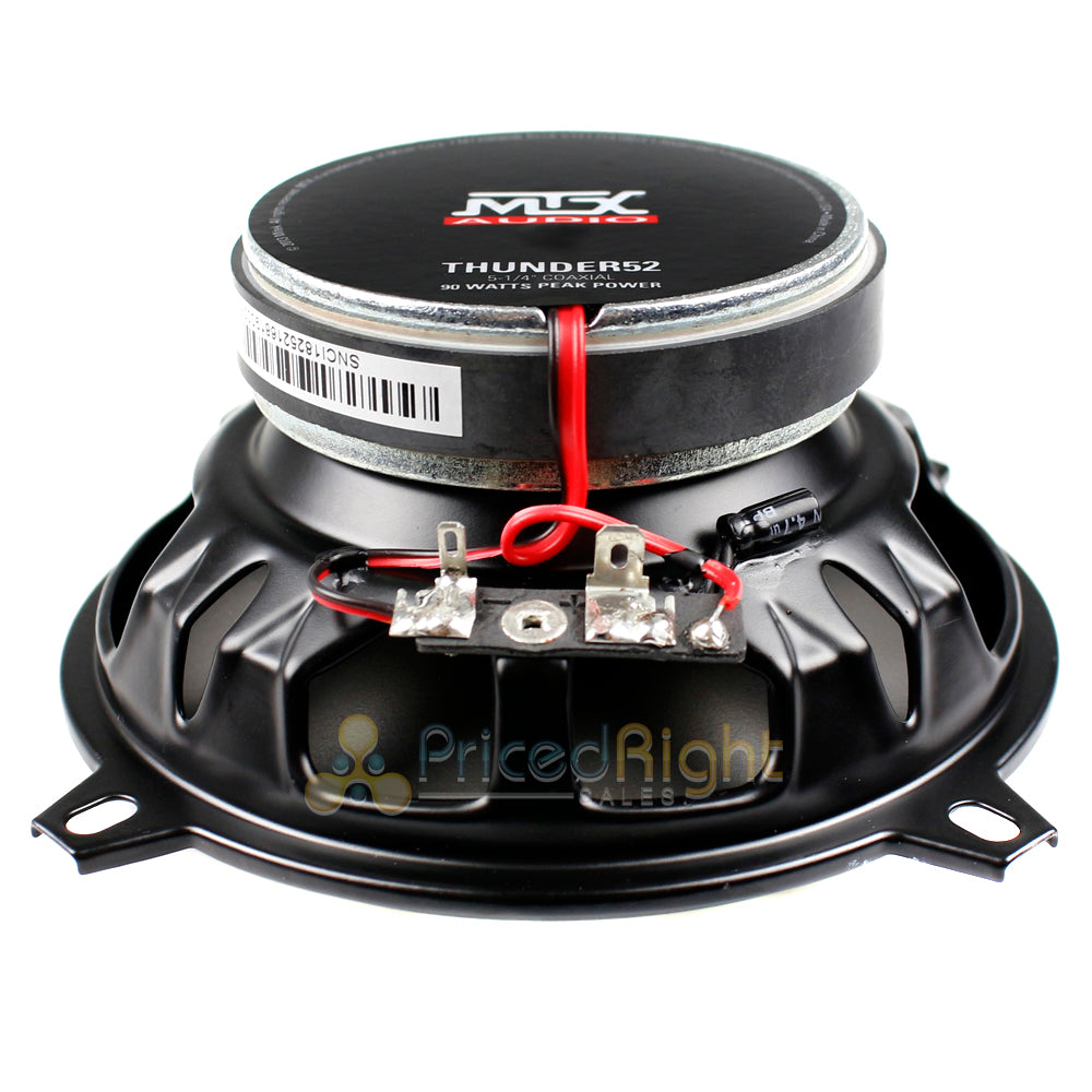 5.25" Coaxial Speakers 2 Way 45W RMS 4 Ohm MTX Audio Thunder Series THUNDER52