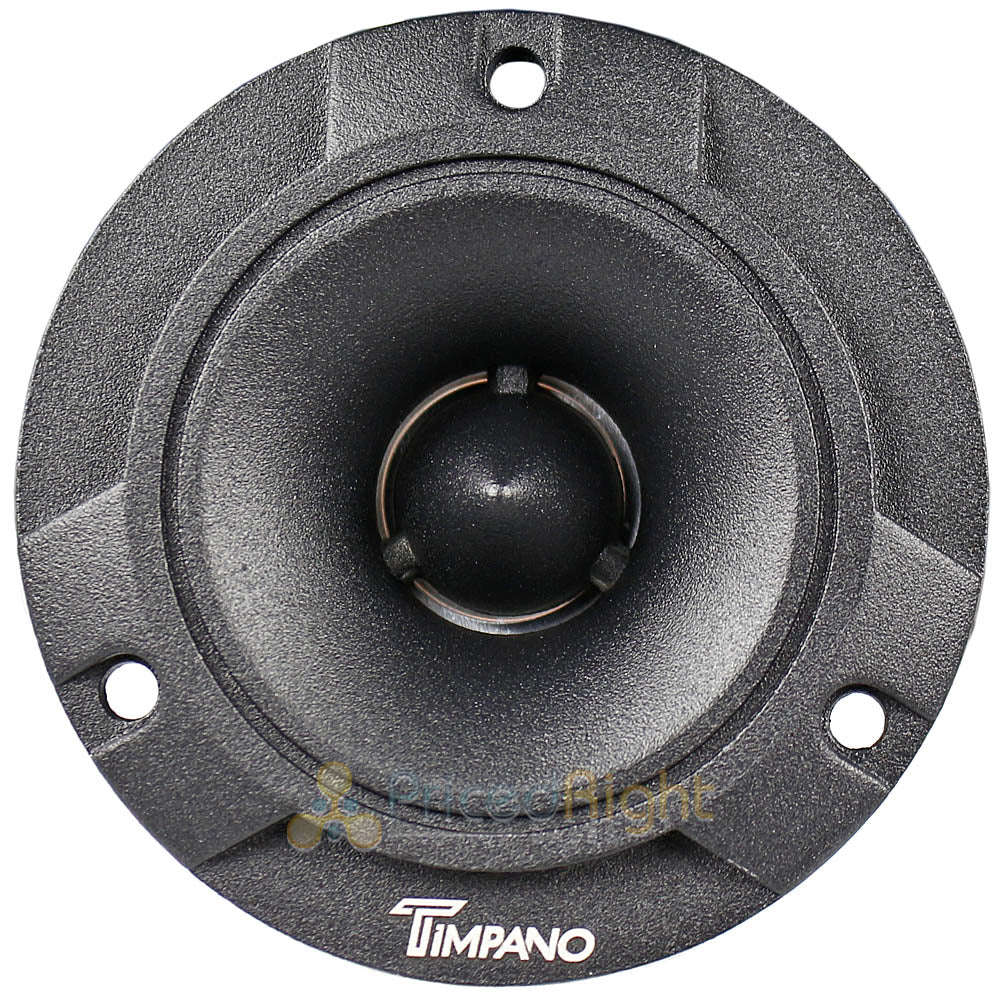 Timpano 4" Super Tweeters 120 Watts Max Power 4 Ohm 1" VC TPT-ST2 Black Pair