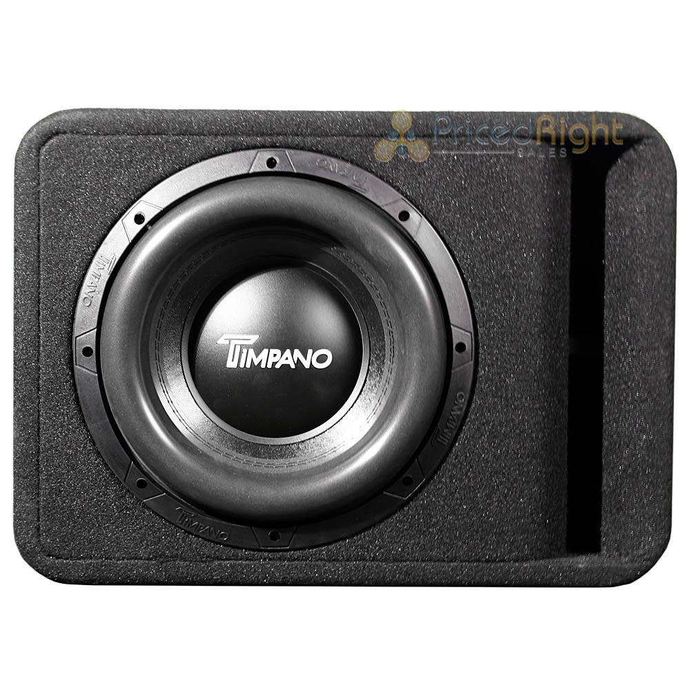 Single 12" Loaded Subwoofer Enclosure Sub Vented Box TPT-T2500-1x12 D2 Timpano