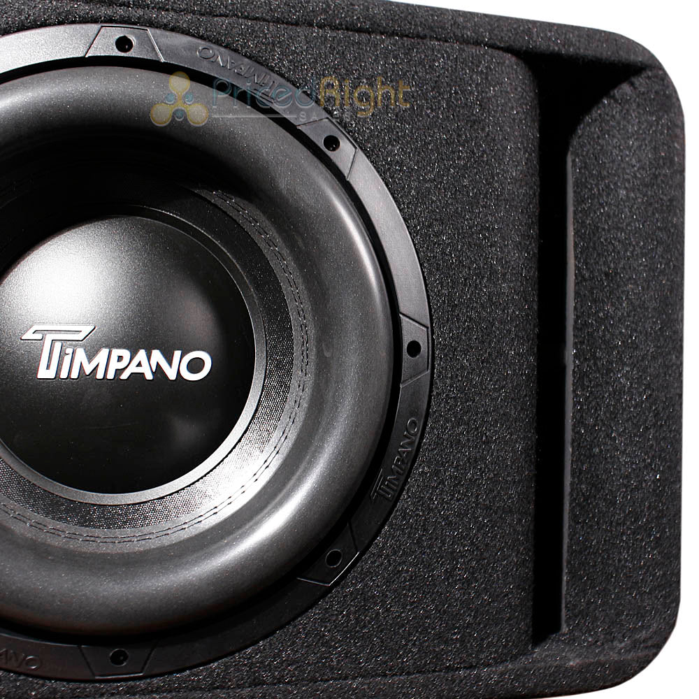 Single 12" Loaded Subwoofer Enclosure Sub Vented Box TPT-T2500-1x12 D2 Timpano