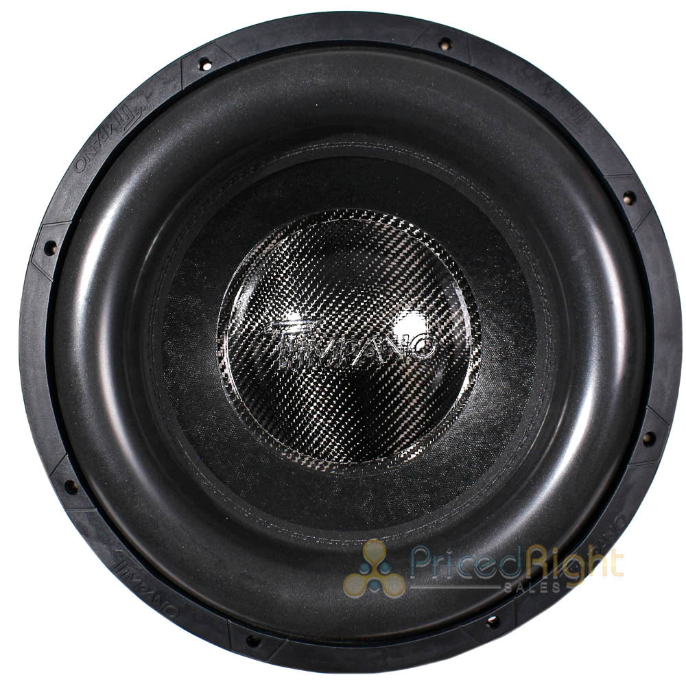 Timpano 15" Subwoofer 3500 Watts Max Dual 2 Ohm T3500 Series TPT-T3500-15D2