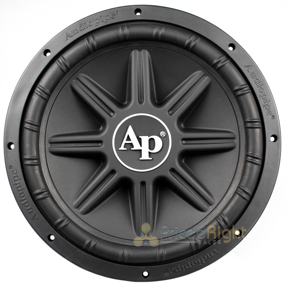 10" Subwoofer 700 Watts Max Dual 4 Ohm Car Audio Sub Audiopipe TS-PX-1050