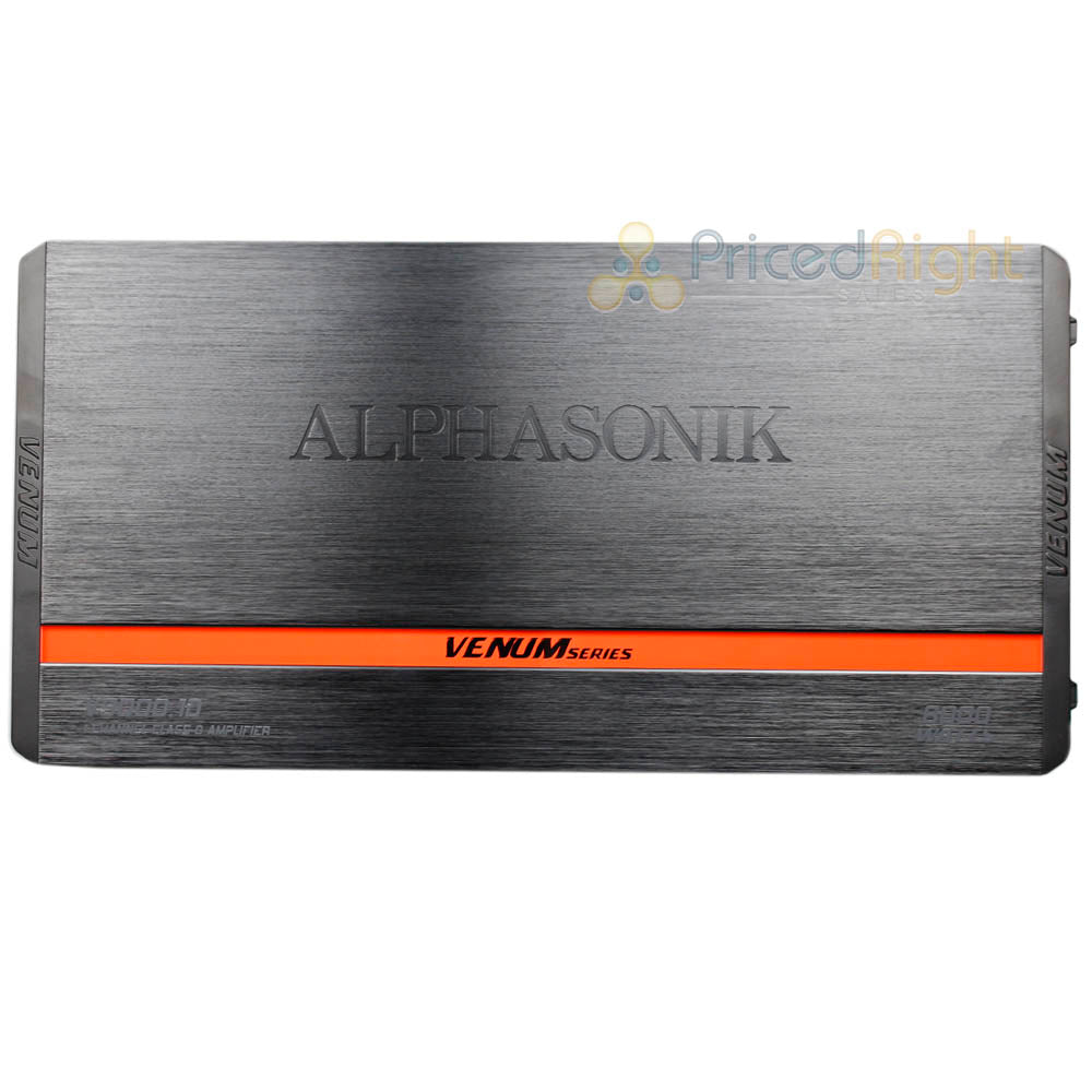 Alphasonik 6000 Watt Monoblock Amplifier 1 Channel Amp Venum Series V3000.1D