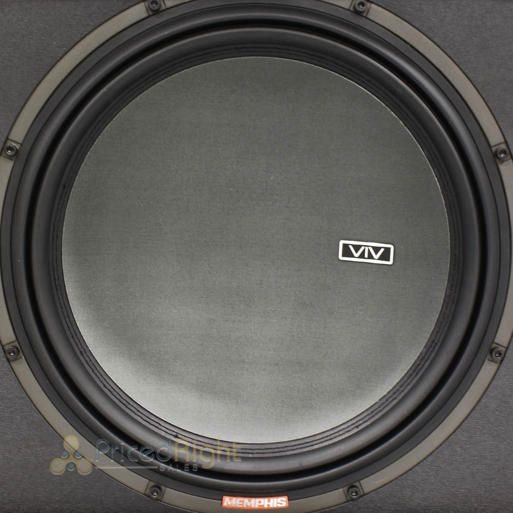 Memphis Audio 14" Subwoofer Loaded Ported Enclosure 4400W Max 1 Ohm VIVE14S1