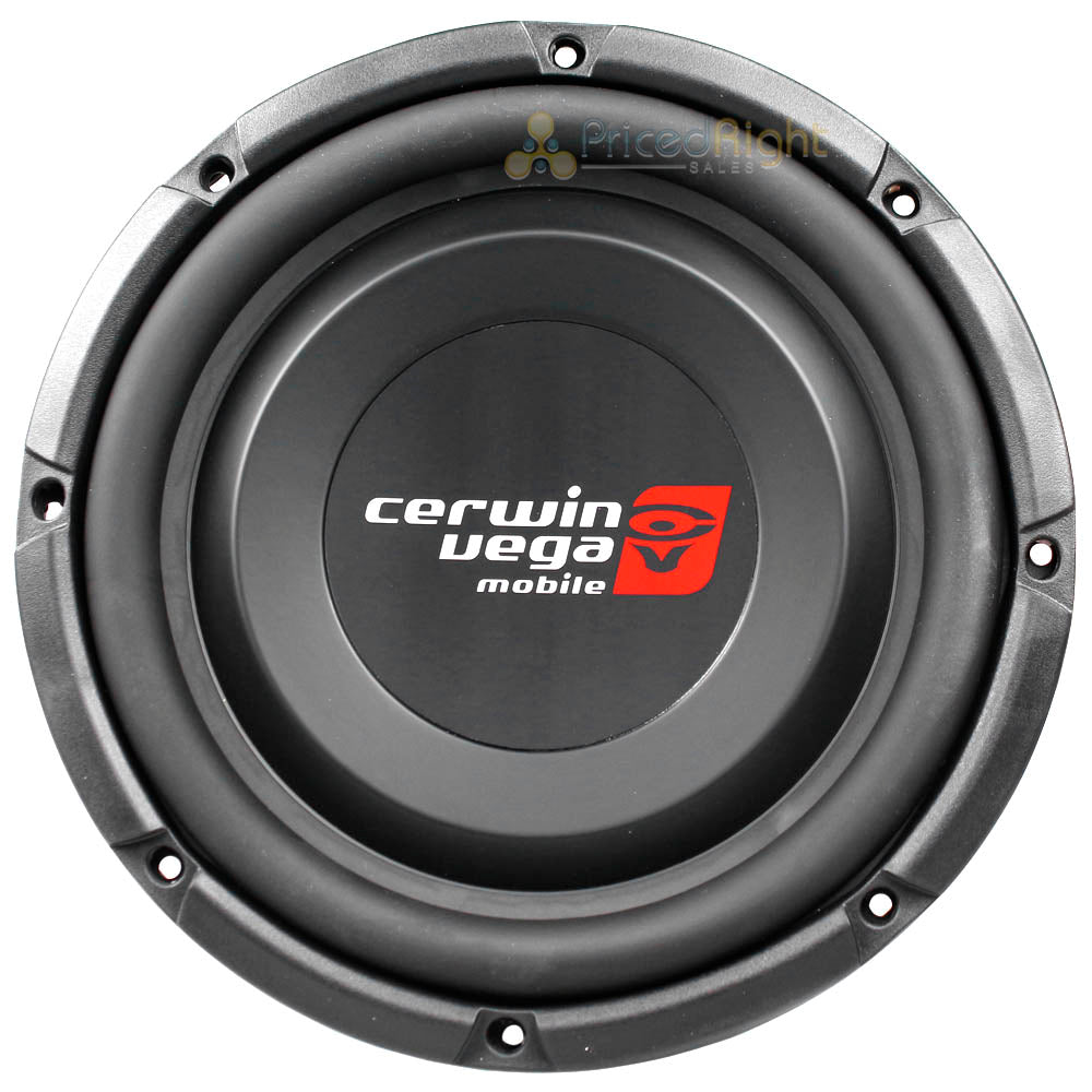 Cerwin Vega 10" Subwoofer 600 Watts Max 300W RMS Sub Dual 2 Ohm VPS102D Single