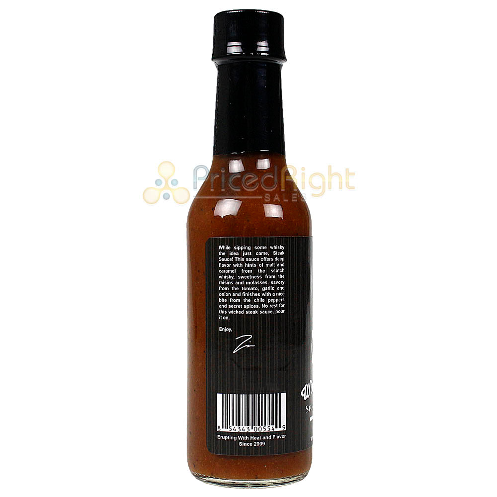 Volcanic Peppers Wicked Whiskey Steak Sauce 5 Oz VPWWSS