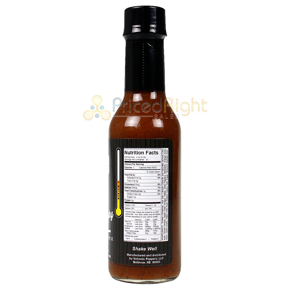 Volcanic Peppers Wicked Whiskey Steak Sauce 5 Oz VPWWSS