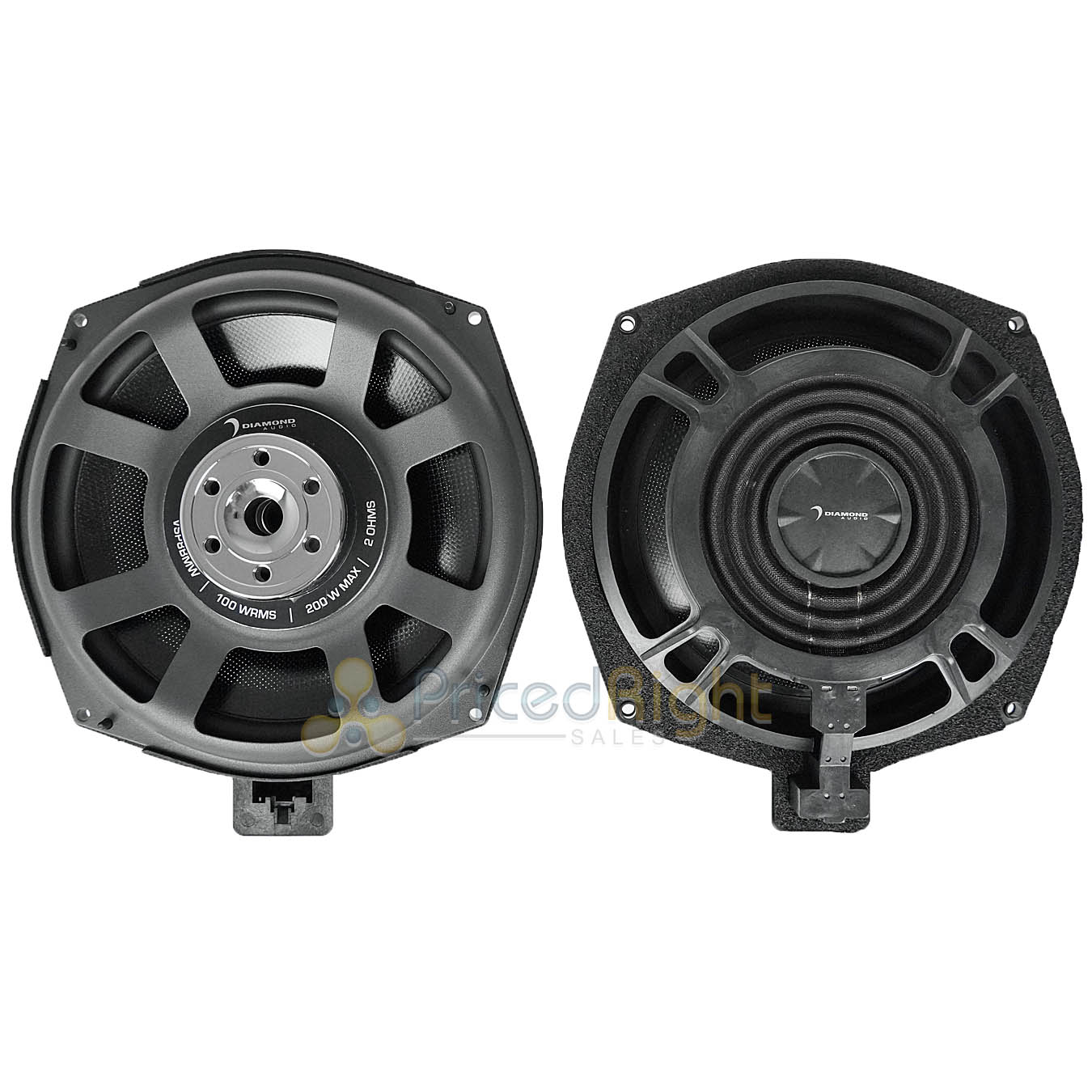 Diamond Audio BMW Specific 8" Subwoofer Pair 200 Watts Max Power 2 Ohm VSP8BMW