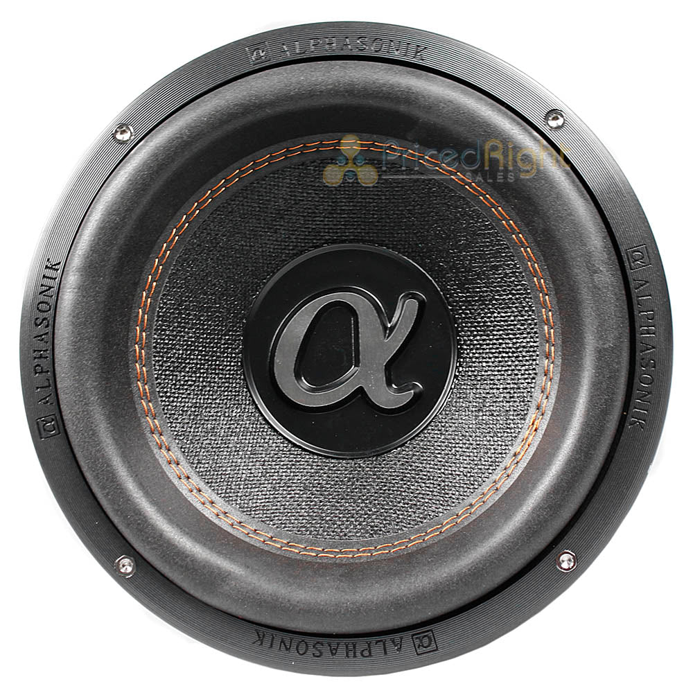 Alphasonik 10" Subwoofer 3300W Max Dual 4 Ohm Venum 800 Series VSW810 Single