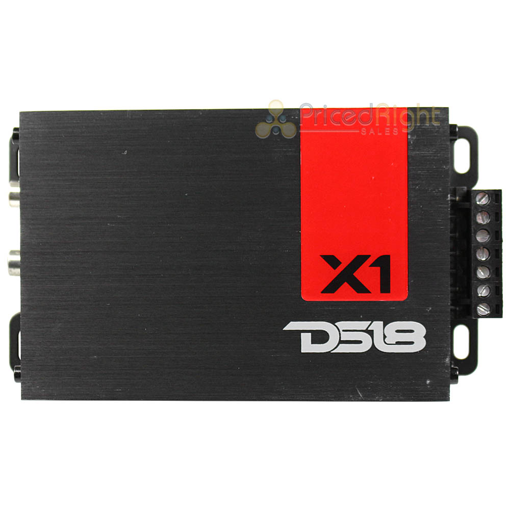 DS18 Monoblock Amplifier Class D 1 Channel 900 Watt Max Amp Ultra Compact X1