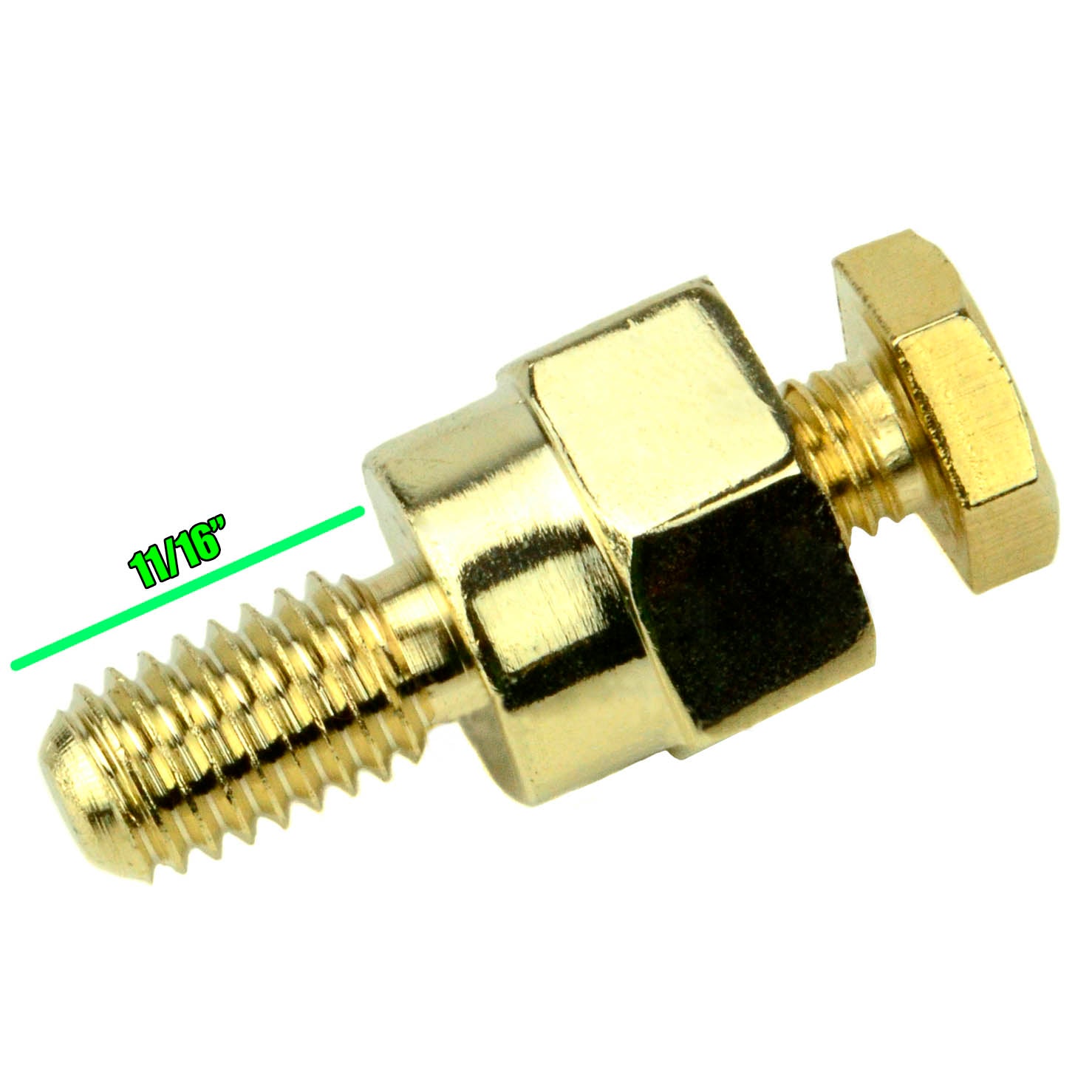 Xscorpion GM Long Battery Side Post Terminal Tap Extender Mount Gold Plated