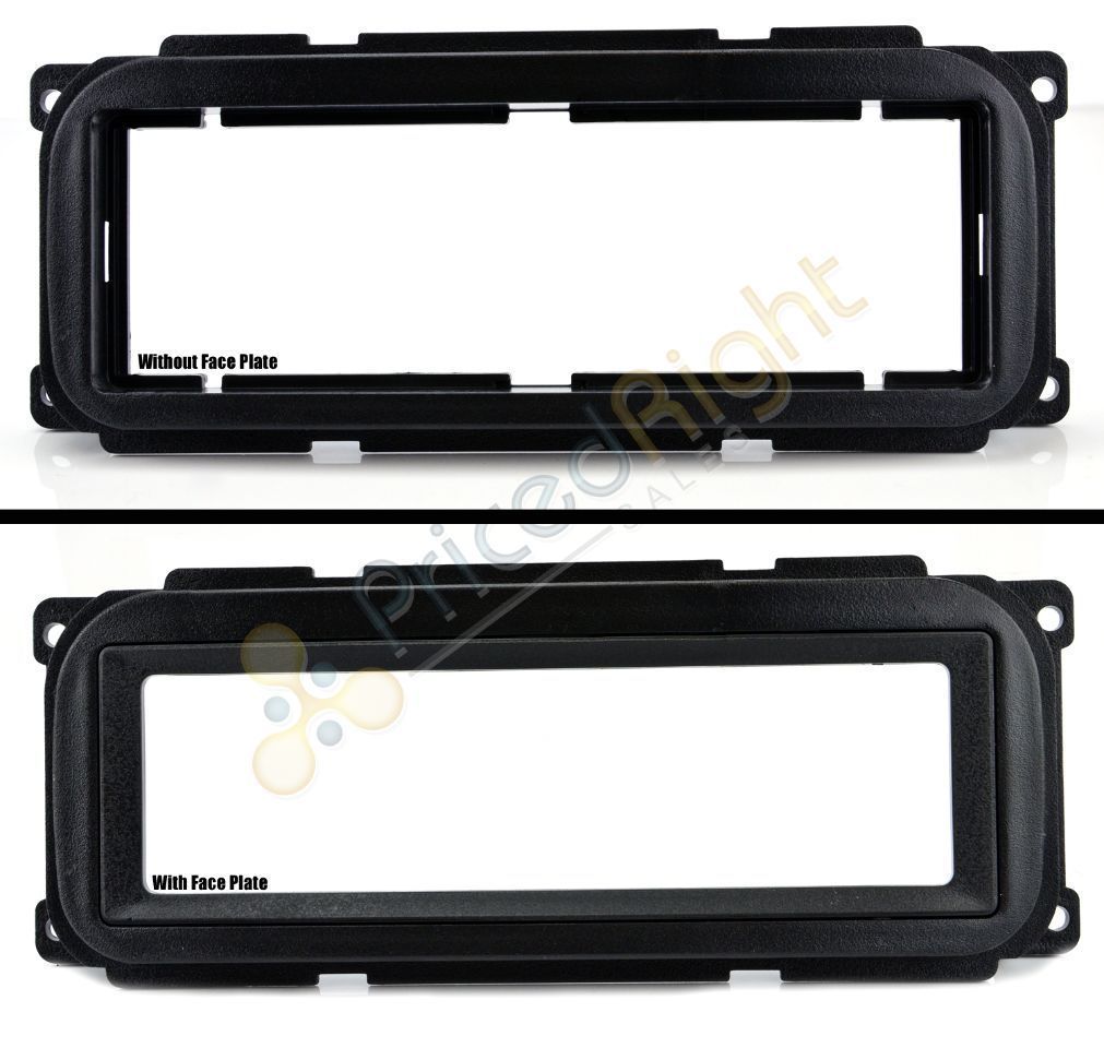 For Chrysler Jeep Dodge Single Din Car Stereo Radio Install Dash Mount Kit Bezel