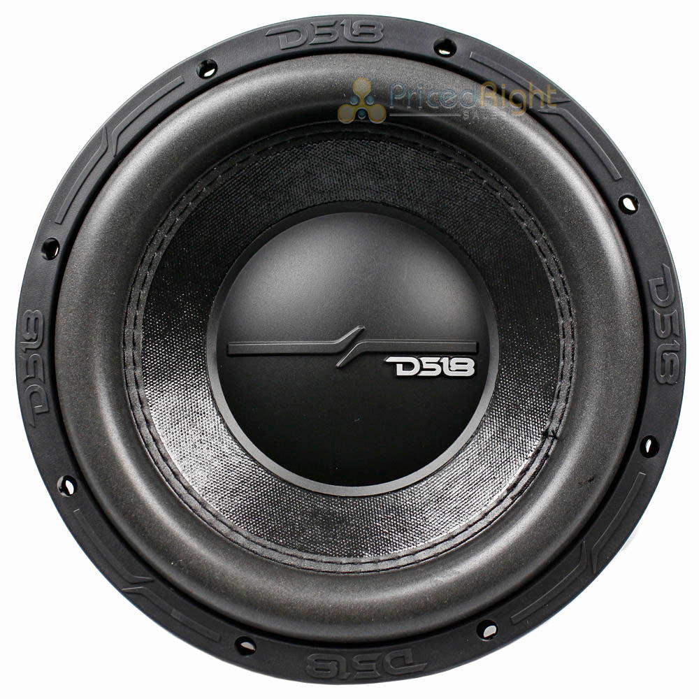 DS18 10" Subwoofer Dual 2 Ohm 1400W Max 750W RMS Elite Z Series ZR10.2D Single