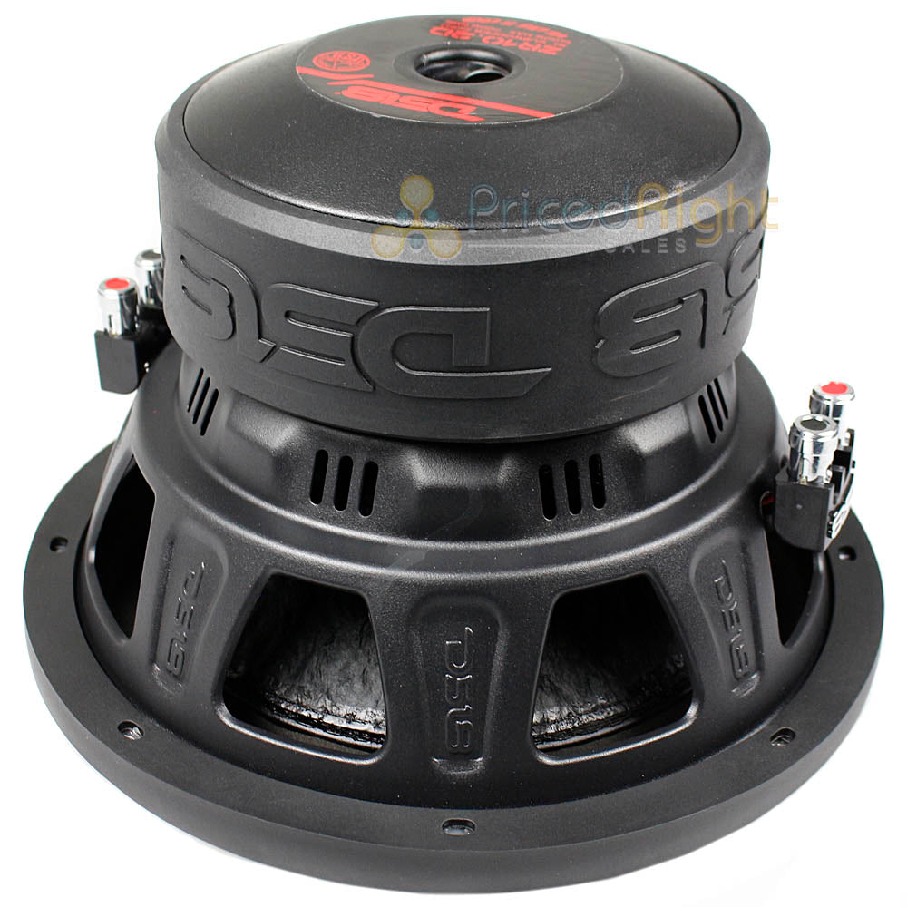 DS18 10" Subwoofer Dual 2 Ohm 1400W Max 750W RMS Elite Z Series ZR10.2D Single